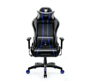 Diablo Chairs X-One 2.0 Normal Size Gamingowy do 136kg Skóra ECO Tkanina Czarno-niebieski