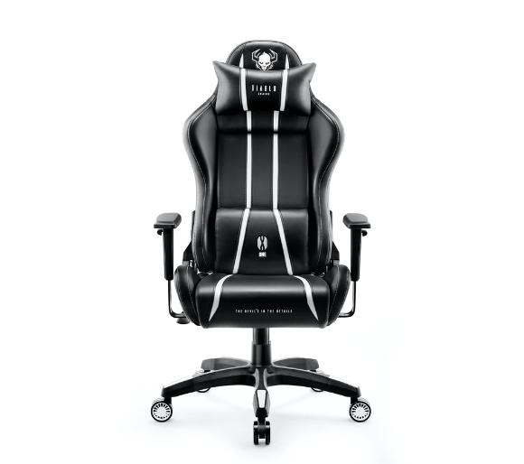 fotel gamingowy Diablo Chairs X-One 2.0 Normal Size (czarno-biały)