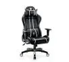 Fotel Diablo Chairs X-One 2.0 Normal Size Gamingowy do 136kg Skóra ECO Tkanina Czarno-biały