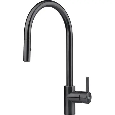 Bateria Franke Eos Pull-Out Czarny Stal szlachetna