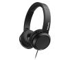 Słuchawki przewodowe Philips BASS+ TAH4105BK/00 Nauszne Mikrofon Czarny