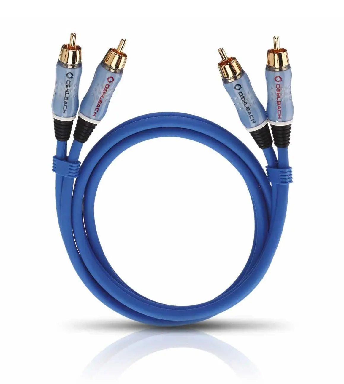 Kabel  audio Oehlbach 2701 1m Niebieski