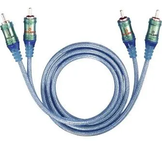 Kabel  audio Oehlbach Ice Blue 50 92021 0,5m Niebieski