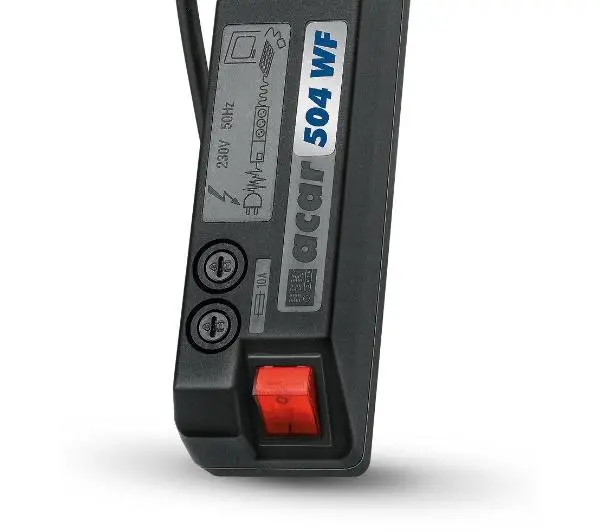 Acar 504 WF 5 gniazd 5m Czarny