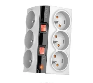 Acar SMART 6 gniazd 1,5m Szary