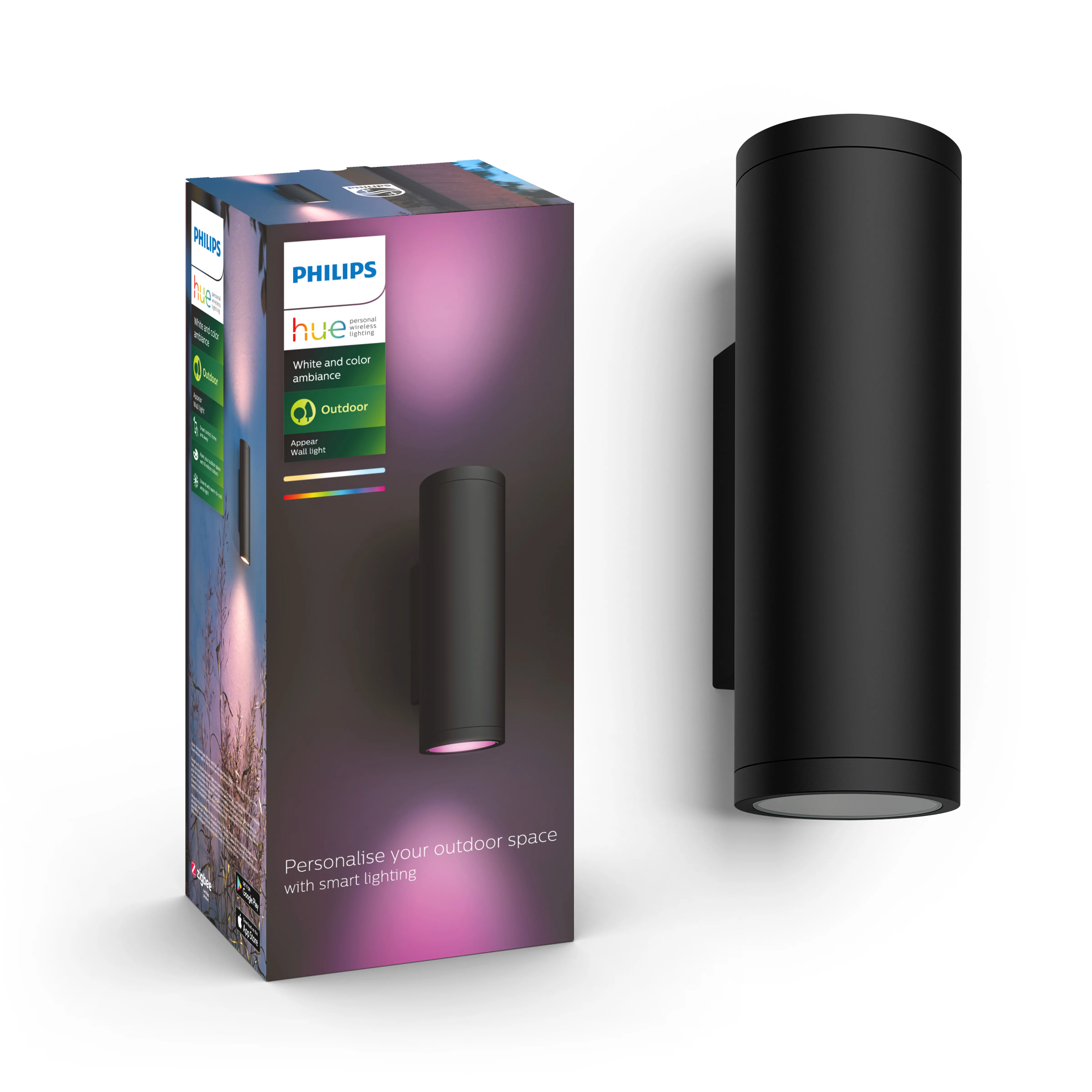 Kinkiet zewnętrzny Philips Hue White and Colour Ambiance Appear