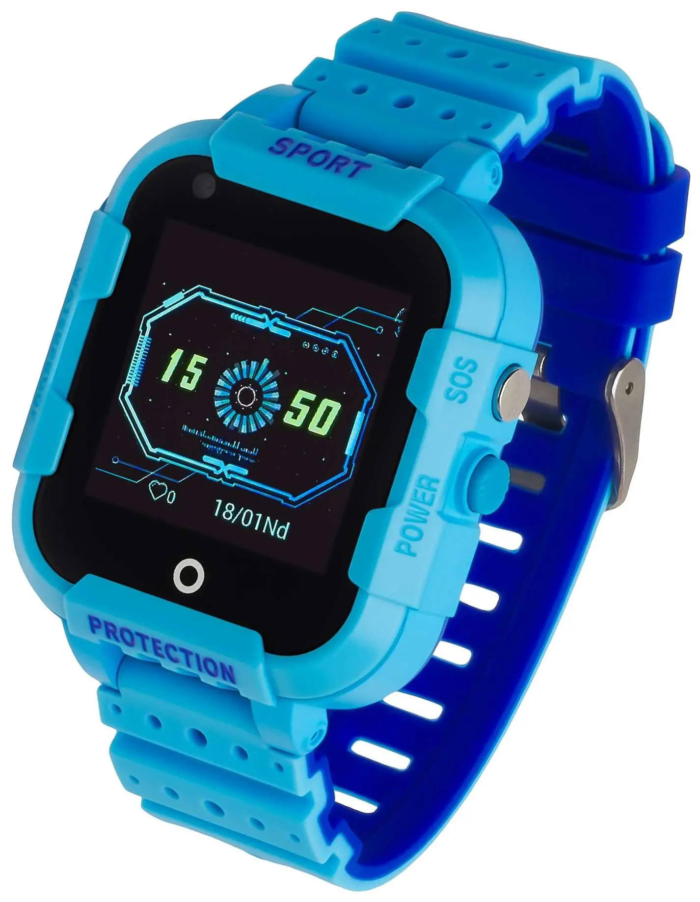 Smartwatch Garett Kids 4G Plus 55mm GPS Niebieski