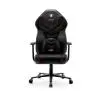 Fotel Diablo Chairs X-Gamer 2.0 Normal Size Gamingowy do 150kg Skóra ECO Tkanina Dark obsidian