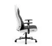 Fotel Diablo Chairs X-Gamer 2.0 Normal Size Gamingowy do 150kg Skóra ECO Tkanina Snow white