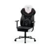 Fotel Diablo Chairs X-Gamer 2.0 Normal Size Gamingowy do 150kg Skóra ECO Tkanina Snow white