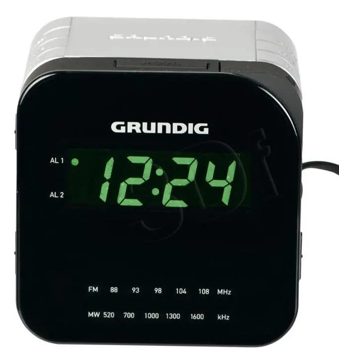 Radiobudzik Grundig Sonoclock 590 Srebrno-czarny