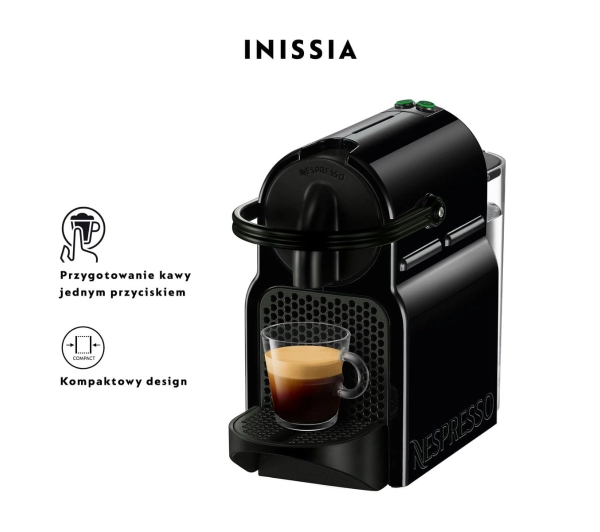 DeLonghi Nespresso Inissia EN80.B - ⚡ BESTSELLERY ⚡ - Kup na Raty - RRSO 0%