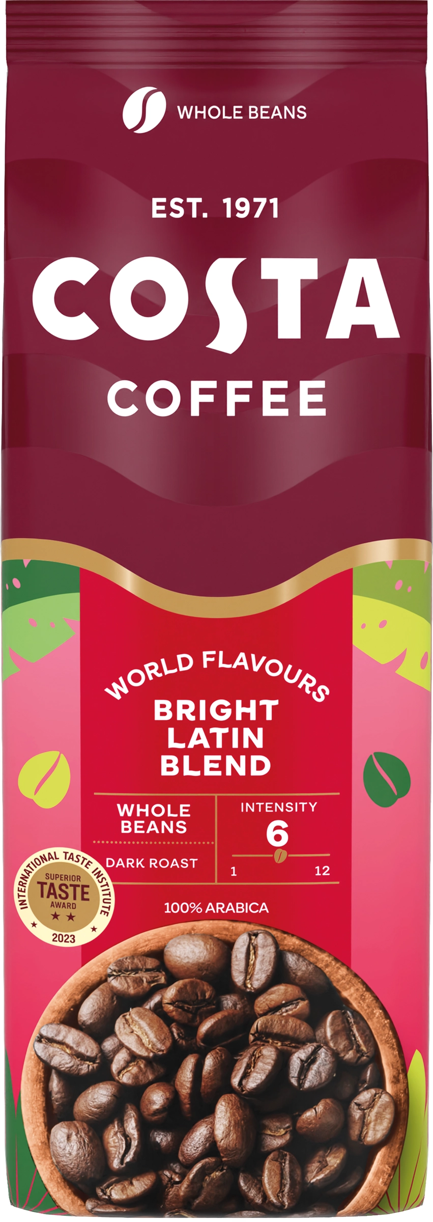 Kawa ziarnista Costa Coffee Bright Latin Blend 1kg