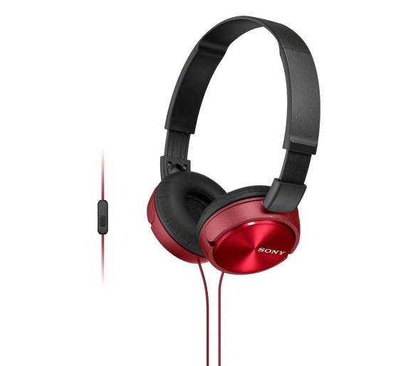 słuchawki przewodowe Sony MDR-ZX310AP (czerwony)