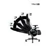 Fotel Diablo Chairs X-Player 2.0 King Size Gamingowy do 160kg Skóra ECO Tkanina Czarny