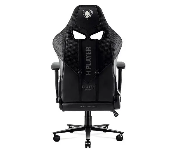 Diablo Chairs X-Player 2.0 King Size Gamingowy do 160kg Skóra ECO Tkanina Czarny - Kup na Raty - RRSO 0%