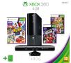 Konsola Xbox 360 4GB + Kinect + 3 gry
