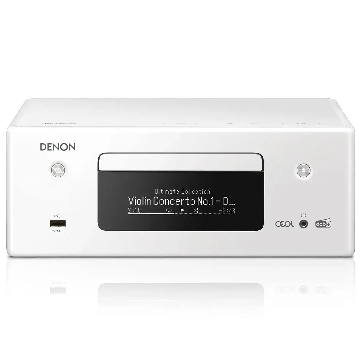 Amplituner Denon CEOL RCDN-11 DAB 2.1-kanałowy Wi-Fi Bluetooth AirPlay Biały