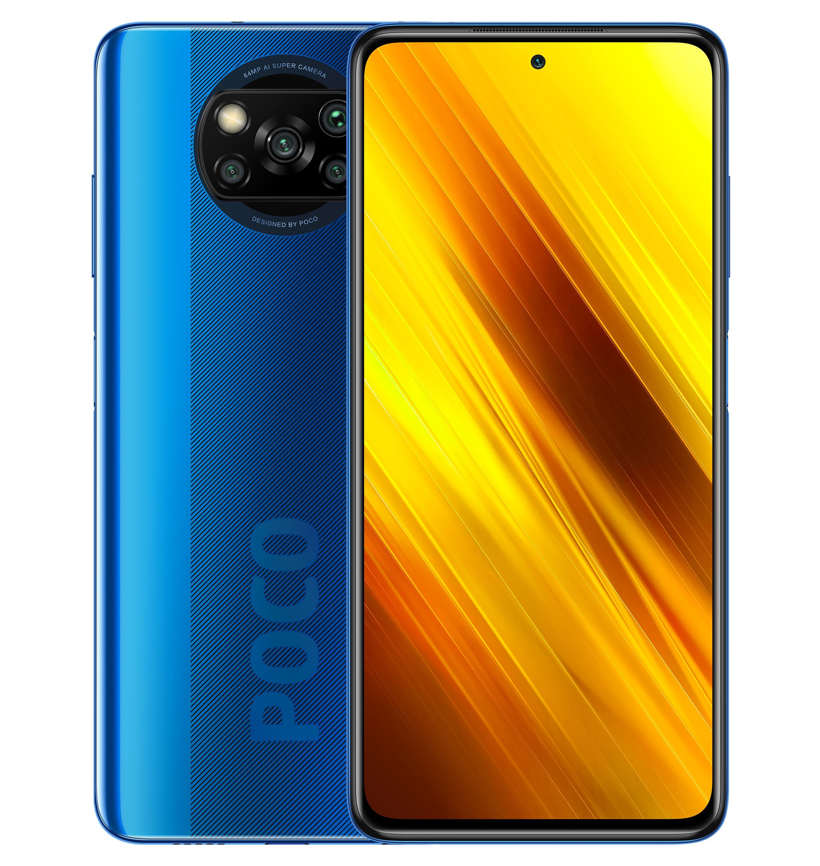 Smartfon POCO X3 NFC 6/128GB (niebieski)