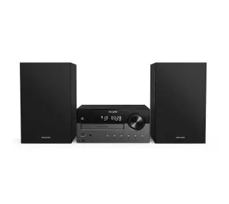 Wieża Philips TAM4505/12 60W Bluetooth Radio FM, DAB+ Czarno-grafitowy