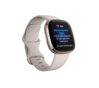 Smartwatch Fitbit by Google sense Złoty