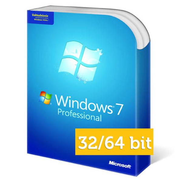 Microsoft Windows 7 Professional 32 bit/64 bit Upgrade BOX PL