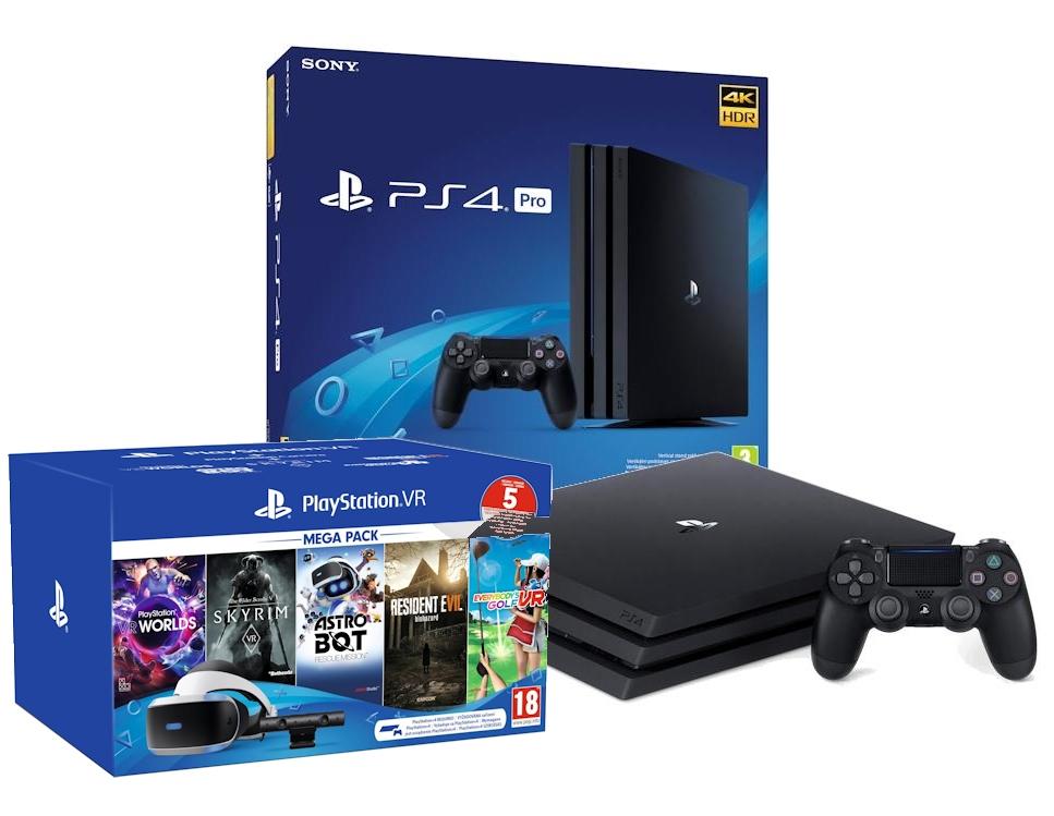 Sony PlayStation 4 Pro 1TB + PlayStation VR Megapack V2