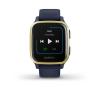 Smartwatch Garmin Venu Sq Music GPS Granatowo-złoty