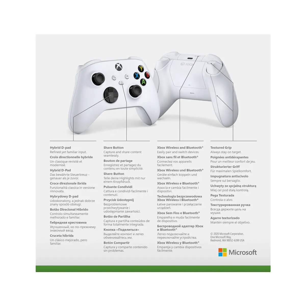 Pad Microsoft Xbox Series Kontroler bezprzewodowy do Xbox, PC robot white