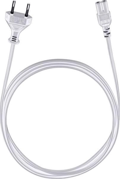 Kabel zasilający Oehlbach Powercord C 7 1,5m Biały