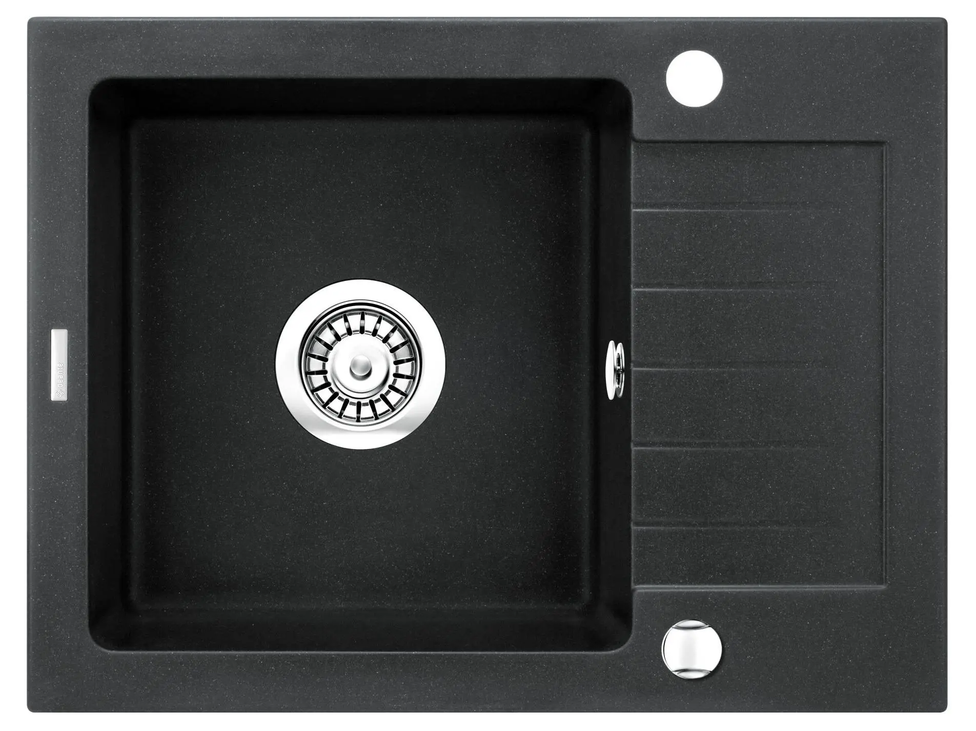 Zlewozmywak Deante Zorba ZQZ G11A Granitowy Grafitowy/Metalik
