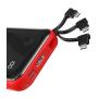 Powerbank Baseus PPXF-A09 Mini S z kablem USB-C 10000mAh 15W Czerwony