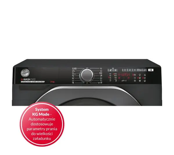 Hoover H-Wash 500 HWP 49AMBCR/1-S Slim 9kg 1400obr/min Zdalne sterowanie - DRUGI -30%, ALBO 5-TY ZA 1ZŁ - Kup na Raty - RRSO 0%