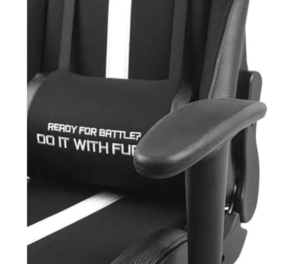 Fury Avenger XL Gamingowy do 150kg Skóra ECO Czarno-biały - Kup na Raty - RRSO 0%