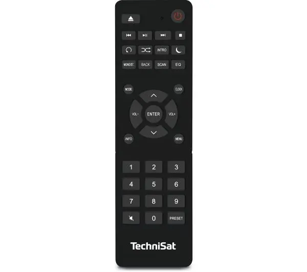 TechniSat DigitRadio 370 CD IR Radio FM DAB+ Internetowe Bluetooth Czarny - Kup na Raty - RRSO 0%