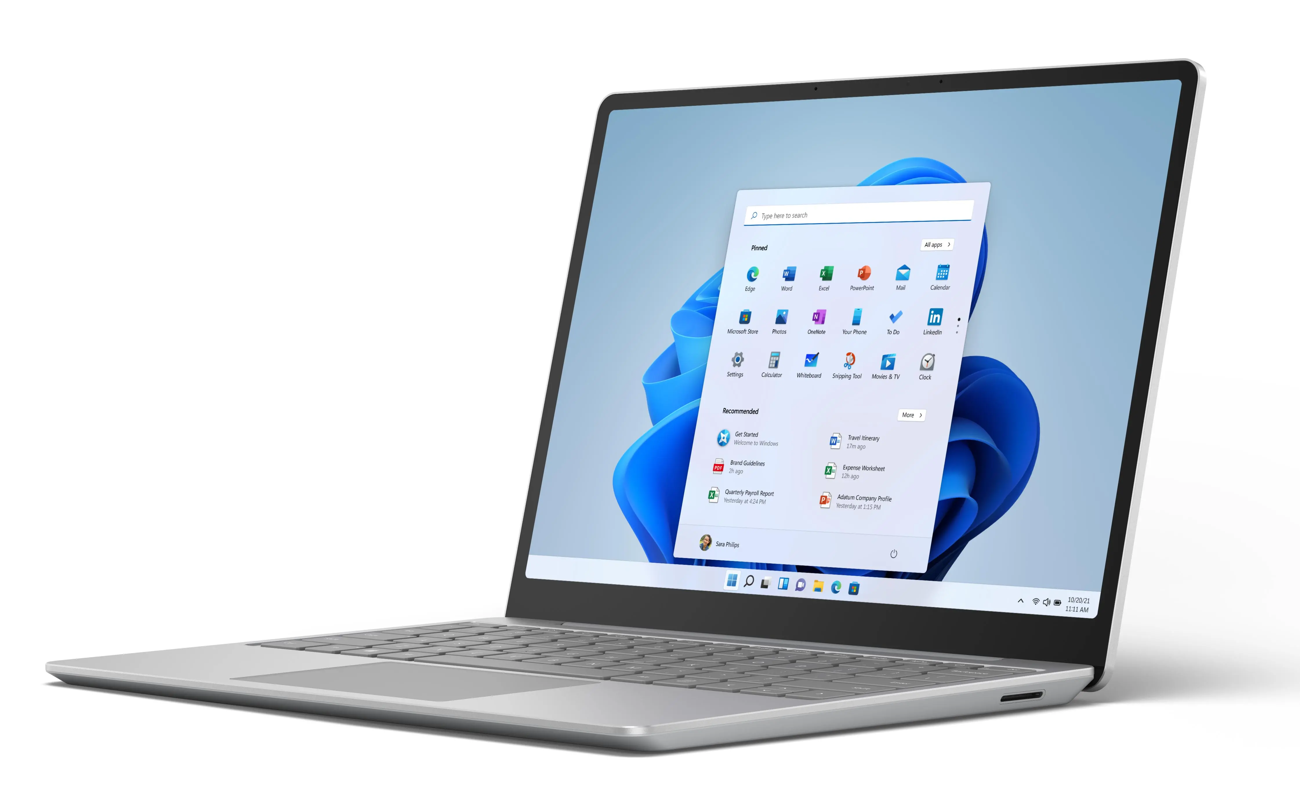 Laptop Microsoft Surface Laptop Go 12,4" i5-1035G1 8GB RAM 256GB Dysk SSD Win10S Platynowy