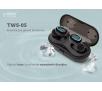 Słuchawki bezprzewodowe Savio TWS-05 Dokanałowe Bluetooth 5.0
