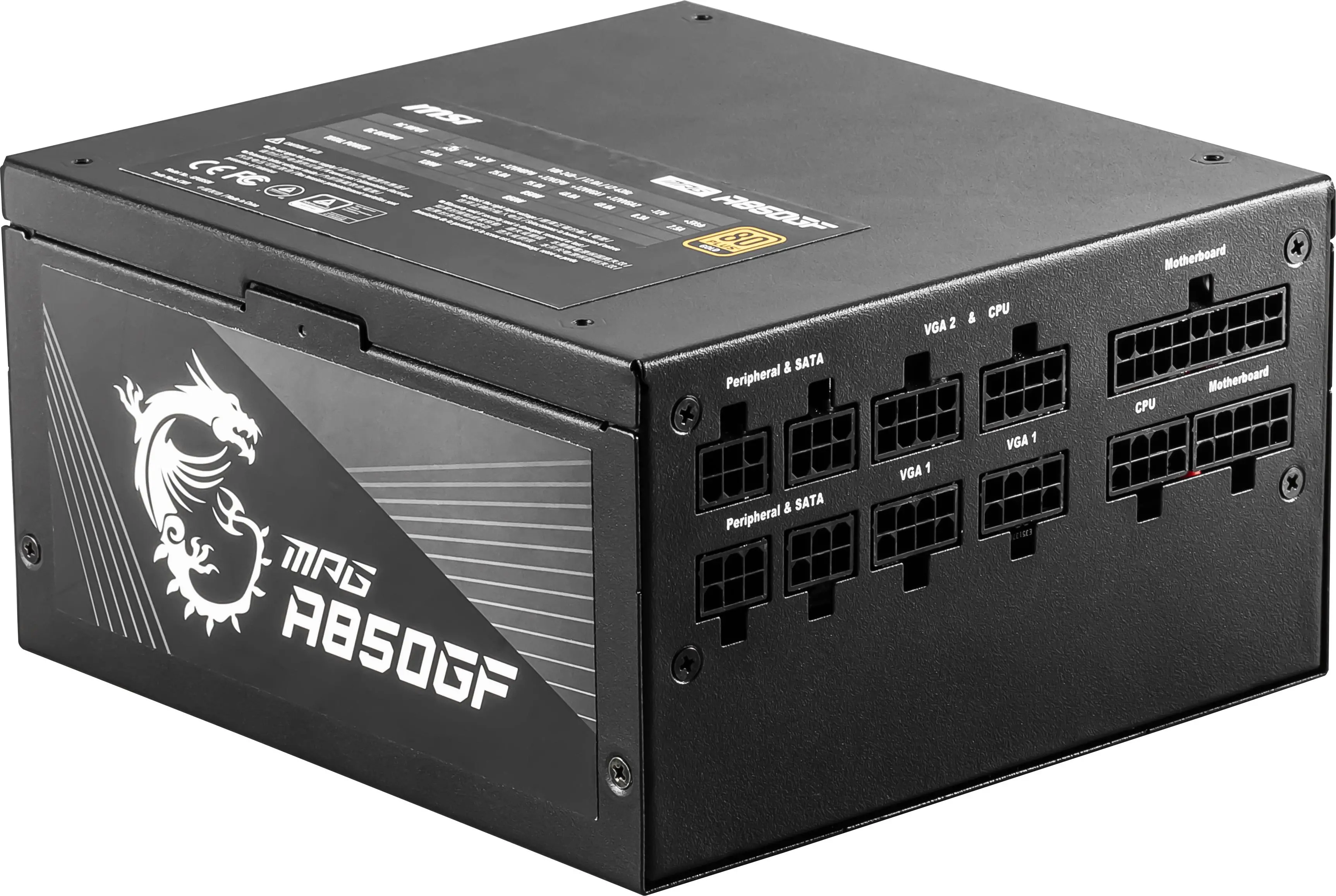 фото Блок питания MSI MPG A850GF 2