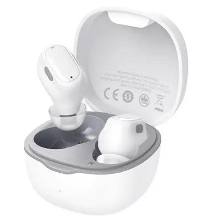 Słuchawki bezprzewodowe Baseus WM01 Dokanałowe Bluetooth 5.0 Biały