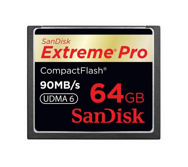 SANDISK Extreme Pro CompactFlash 600x 64GB
