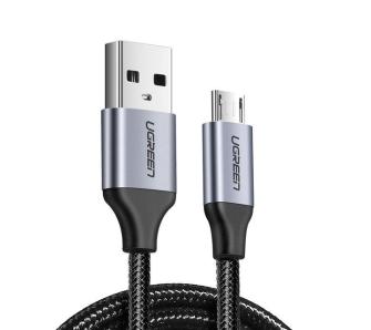 Kabel UGREEN micro USB QC 3.0 2.4A 1.5m Czarny