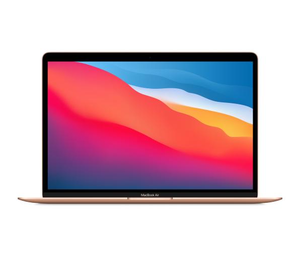 laptop Apple Macbook Air M1 13,3" Apple M1 - 8GB RAM - 256GB Dysk - macOS (złoty)