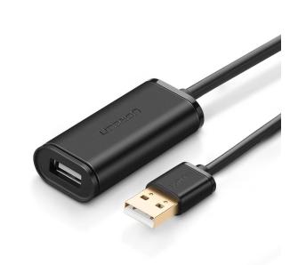 Kabel USB UGREEN US121 10321 10m Czarny