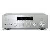 Zestaw stereo Yamaha MusicCast R-N602 Srebrny, Elac Debut Reference DFR52 Biały/Orzech