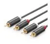 Kabel  audio UGREEN AV104 / 10518 2m Czarny