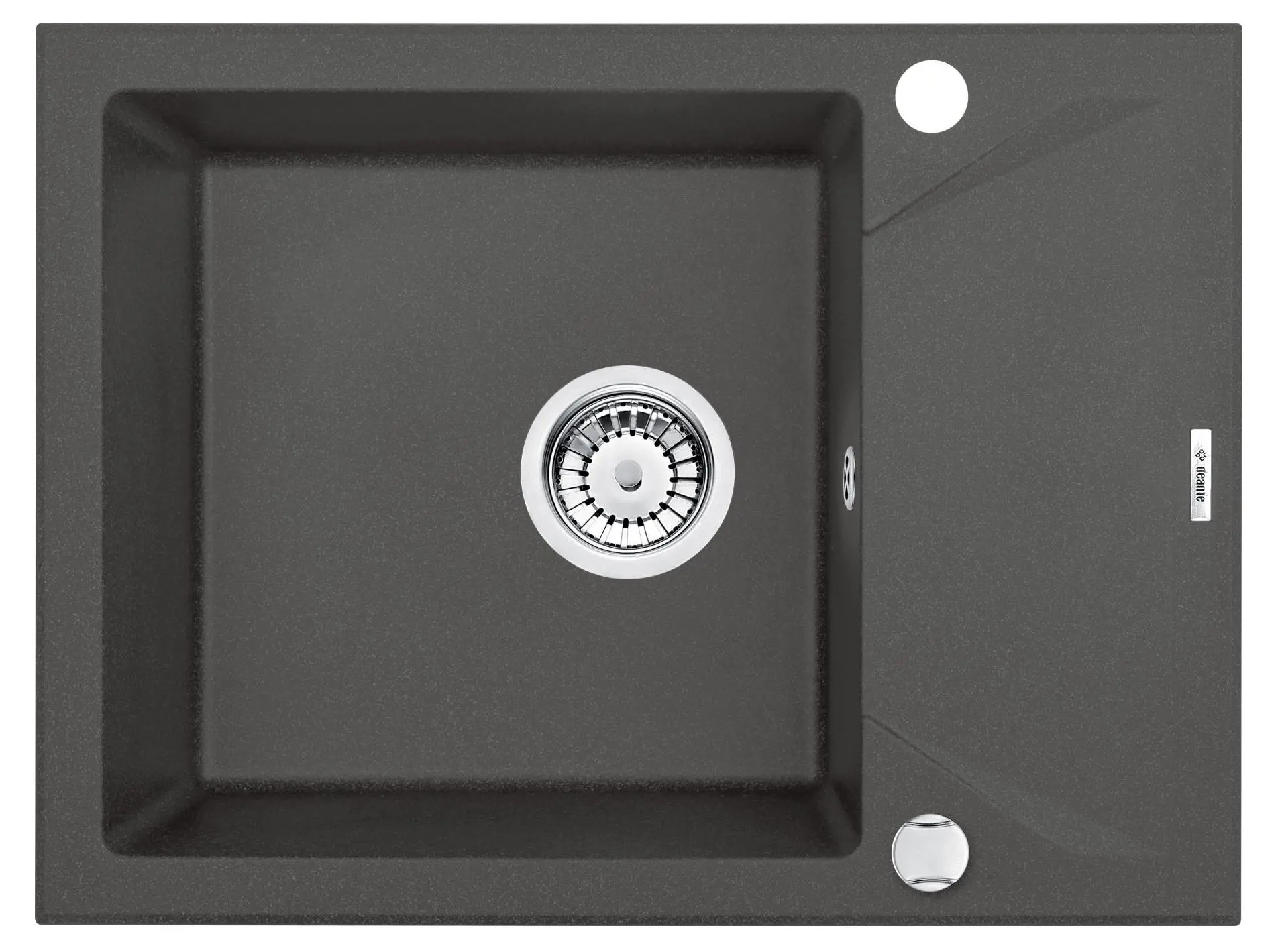 Zlewozmywak Deante Evora ZQJ T11A Granitowy Antracyt