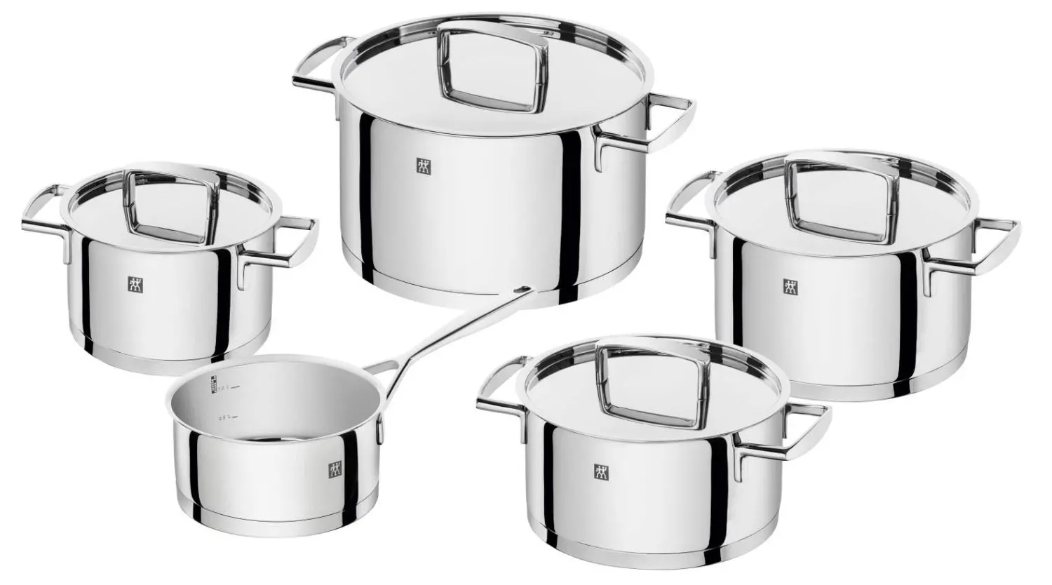 Zestaw garnków Zwilling Passion 66060-000-0 Indukcja Stal nierdzewna