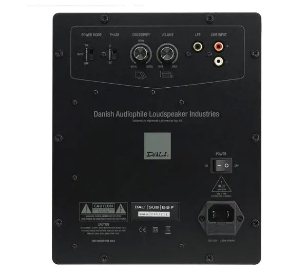 Dali SUB E-9 F Aktywny 170W Czarny - ⚡ EURO HIT CENOWY! ⚡ - Kup na Raty - RRSO 0%