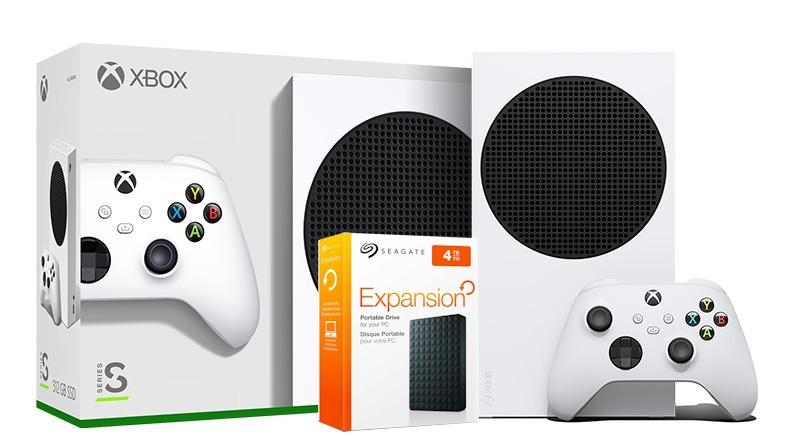Konsola Xbox Series S + dysk Seagate Expansion 4TB