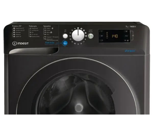 Indesit BWE 71452X K PL N 7kg 1400obr/min - DRUGI -30%, ALBO 5-TY ZA 1ZŁ - Kup na Raty - RRSO 0%